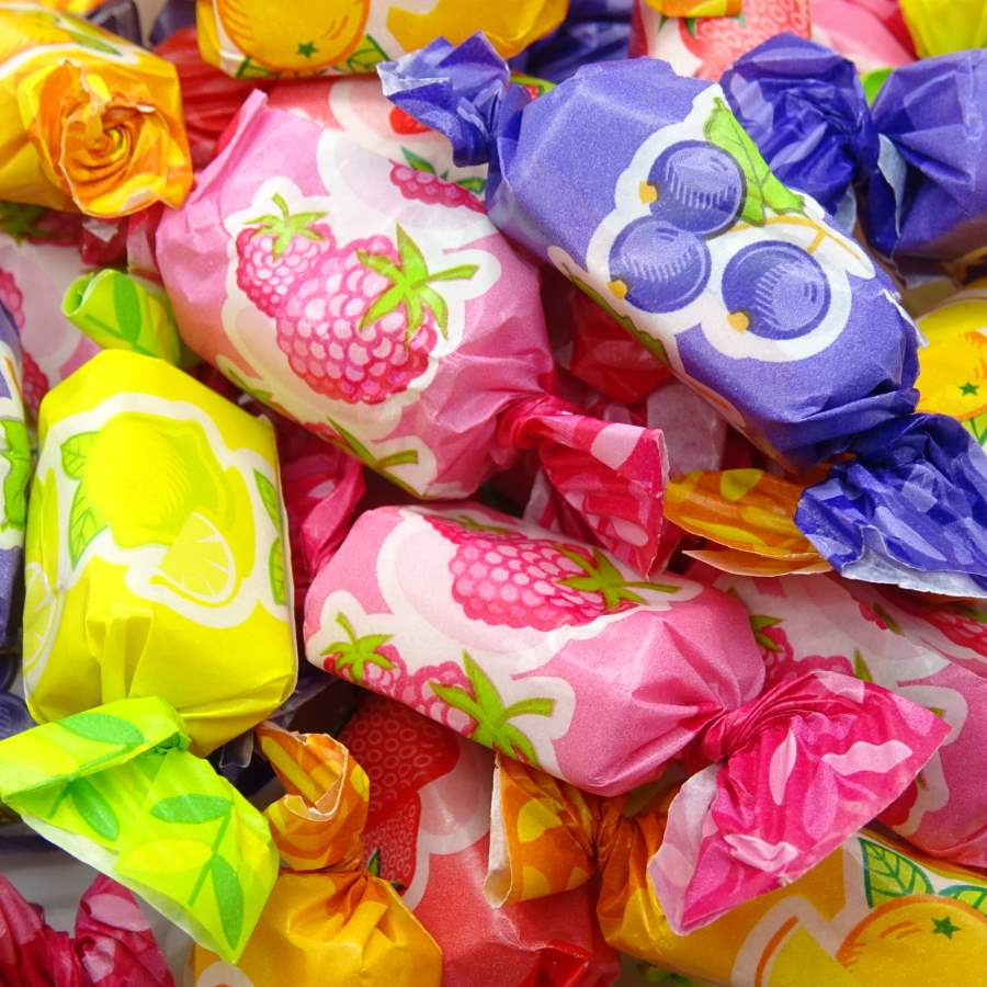 Chewing Sweets Chewy Fruity Sweets