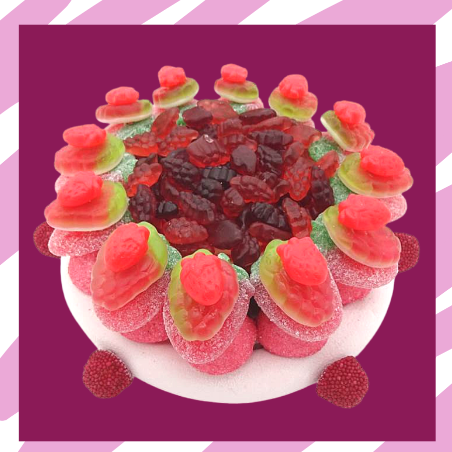 Red Berry Sweet Cake